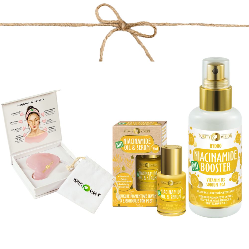 Set Lifting Niacinamida con Gua Sha