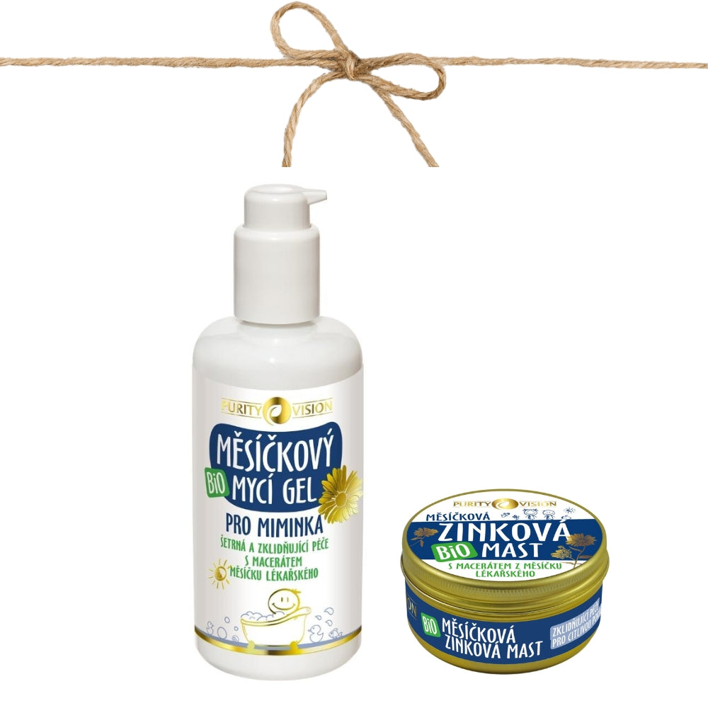 Set de Gel de Lavado y Pomada de Zinc para Niños