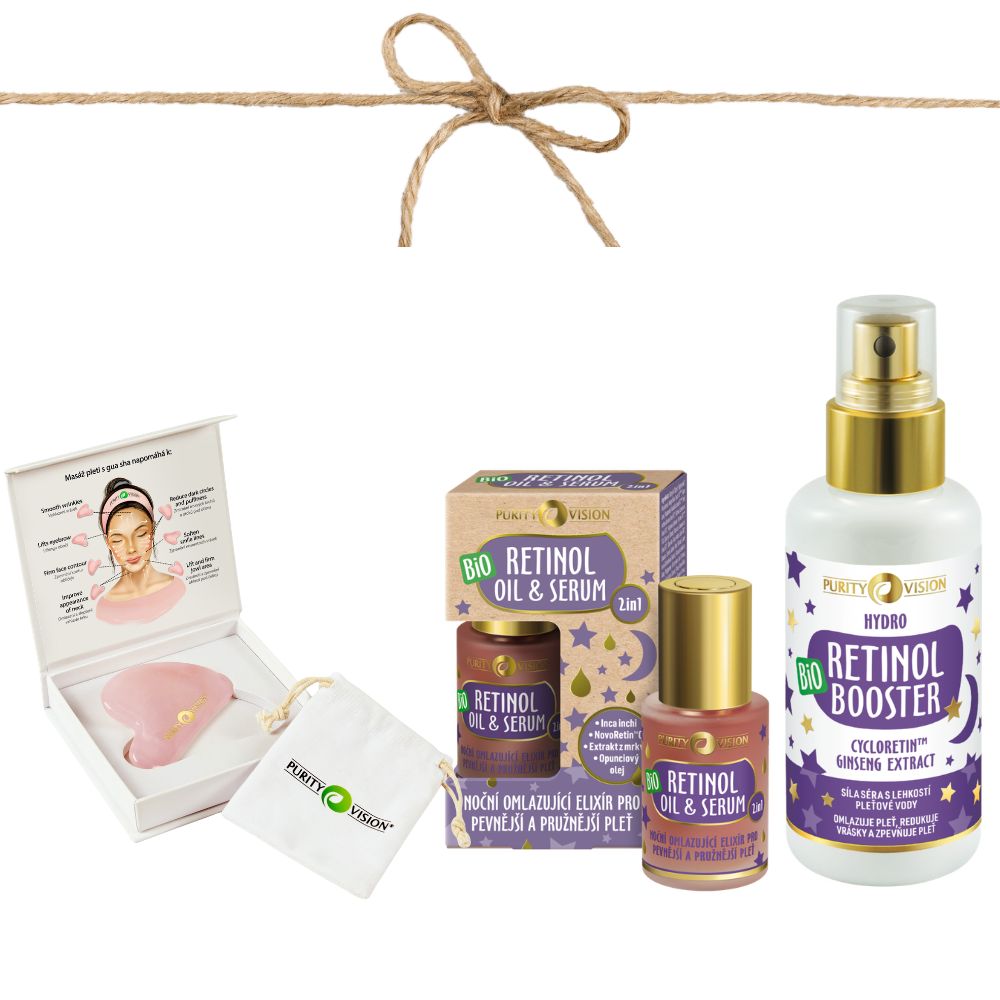 Set Lifting Retinol con Gua Sha