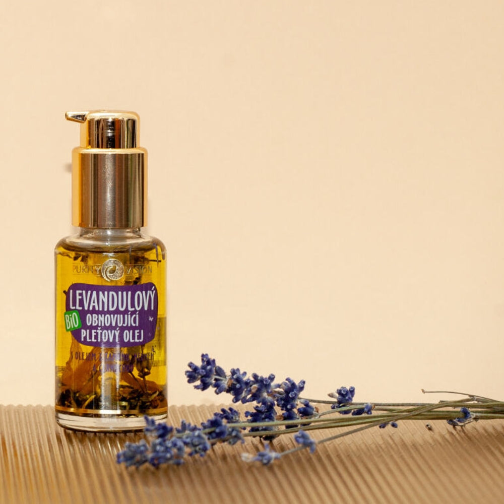 Aceite facial regenerador profundo de lavanda bio 45 ml