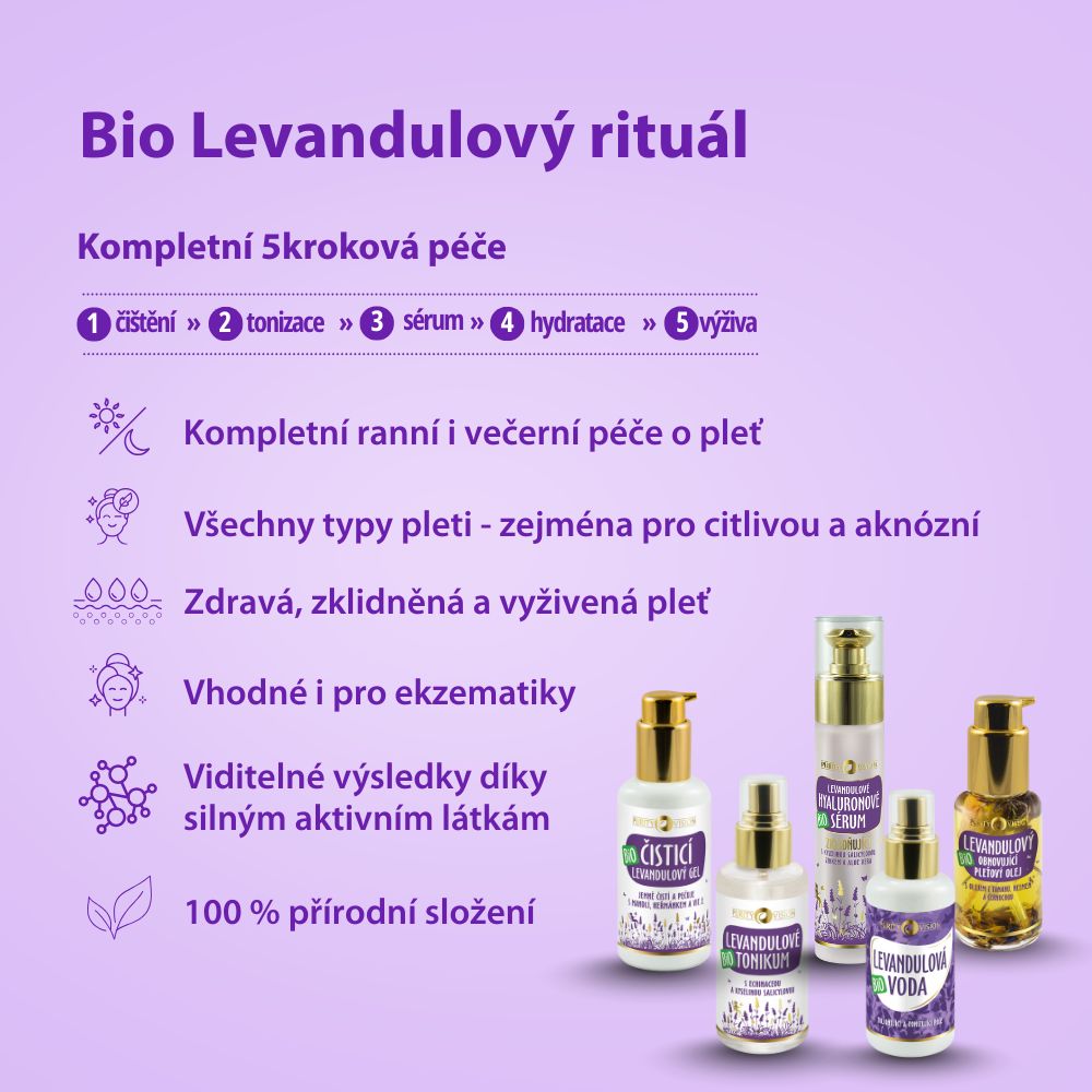 Ritual Facial de Cuidado de la Piel con Lavanda Bio