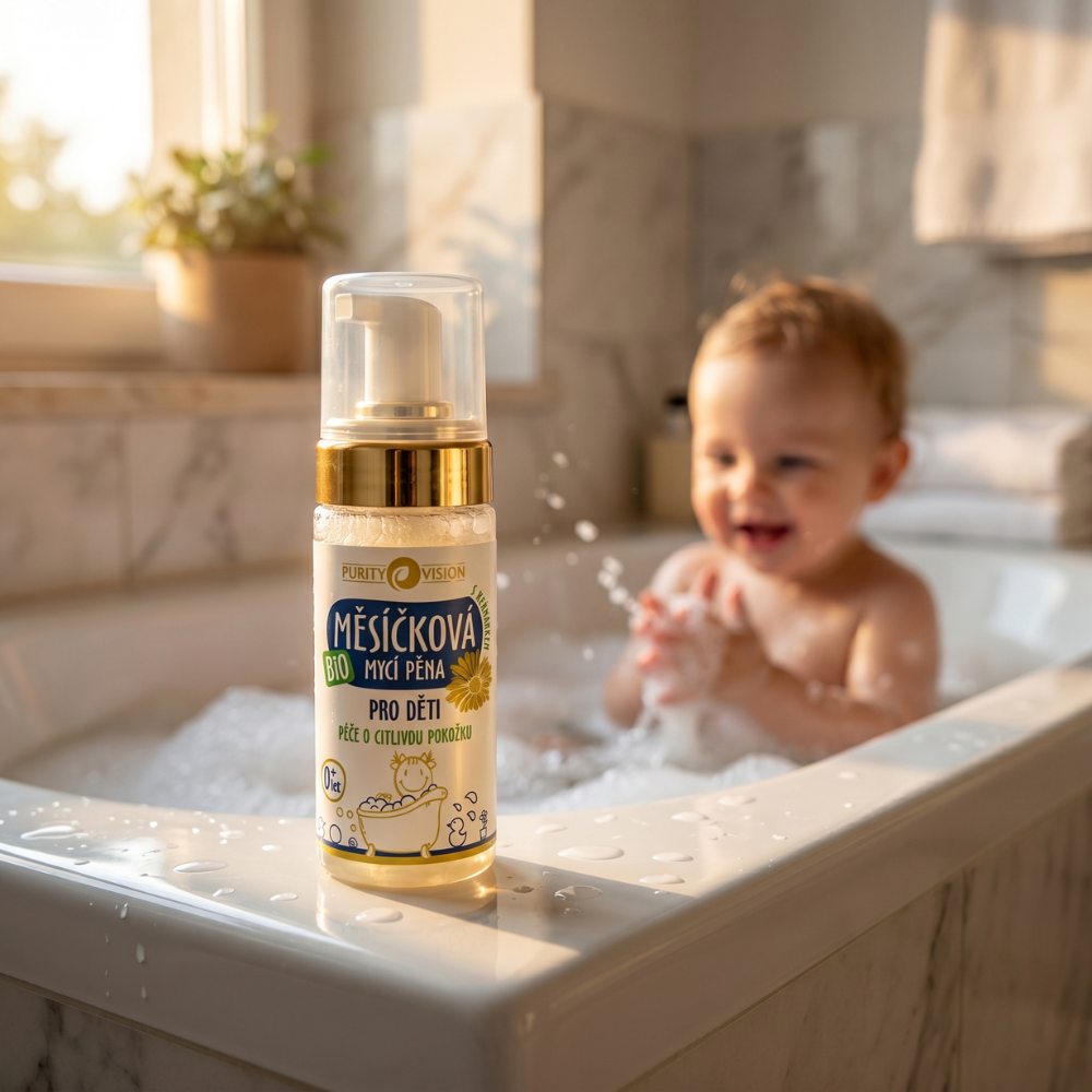 Espuma Limpiadora de Caléndula Bio para Niños