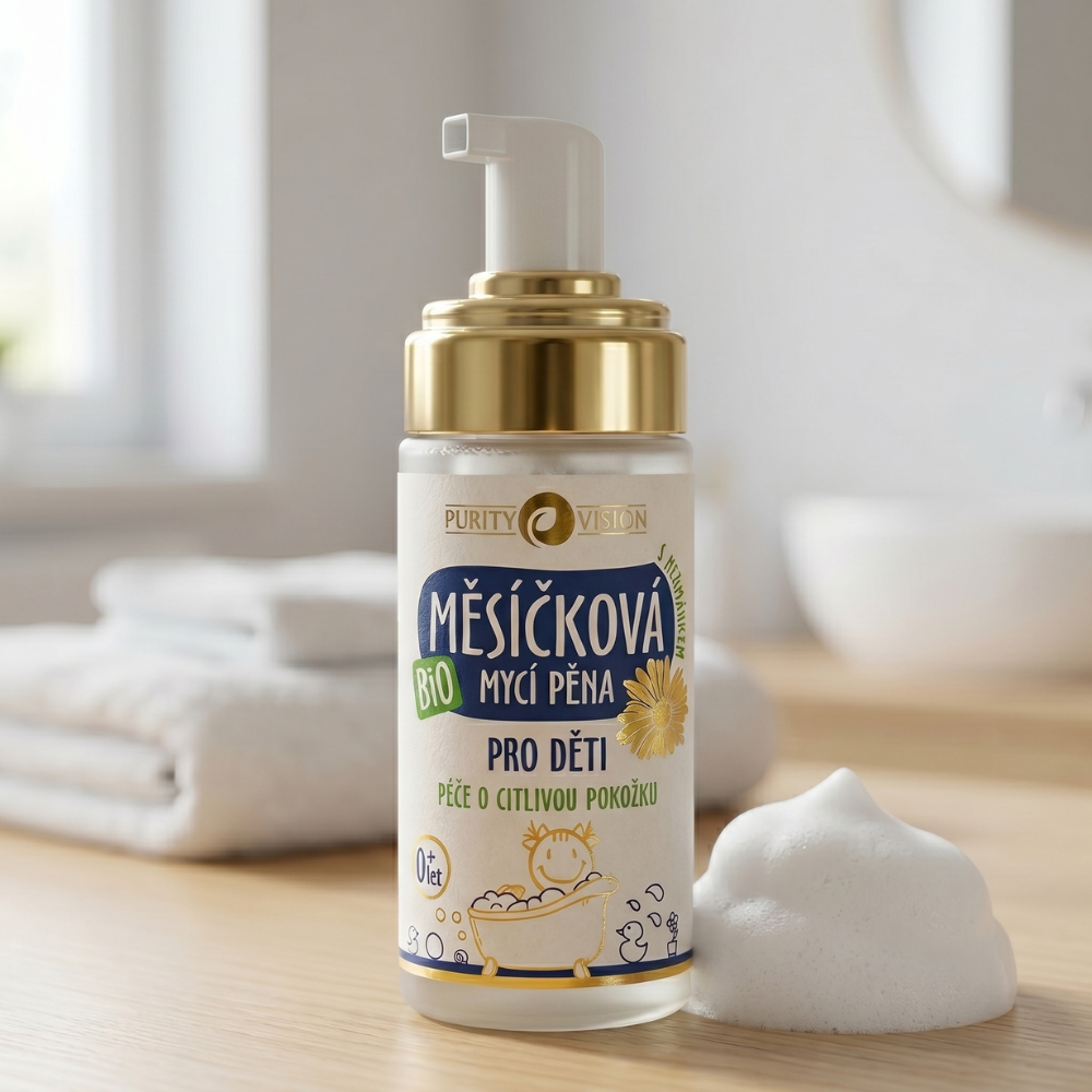 Espuma Limpiadora de Caléndula Bio para Niños